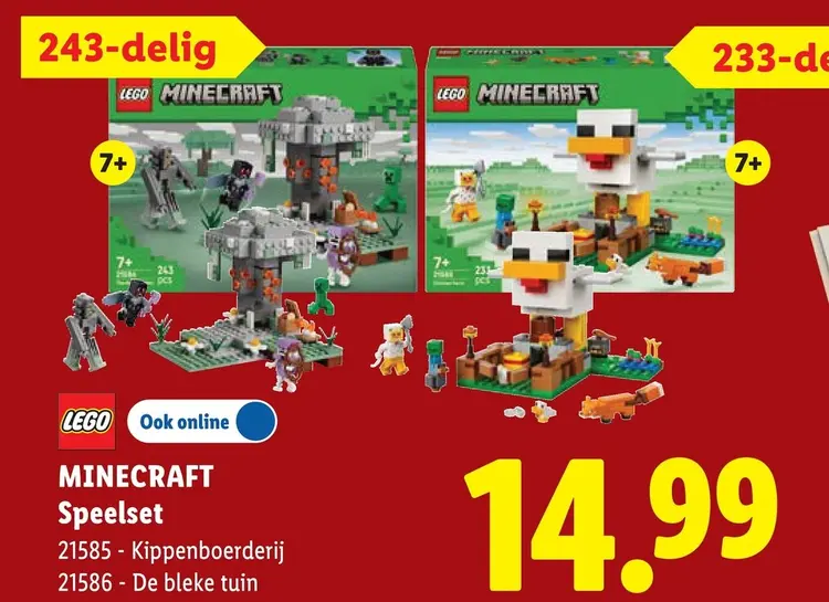 Aanbieding: LEGO MINECRAFT Speelset
