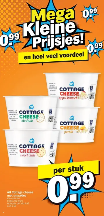 Promotie: Cottage cheese met smaakjes