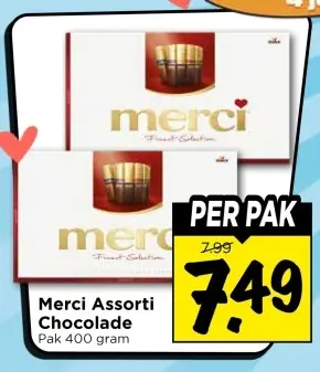 Aanbieding: Merci Assorti Chocolade