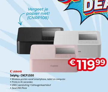Aanbieding: Selphy - CNCP1500