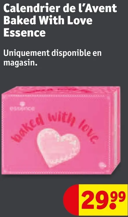 Offre: Calendrier de l'Avent Baked With Love