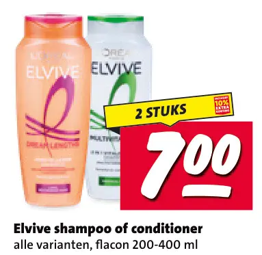 Aanbieding: Elvive shampoo of conditioner