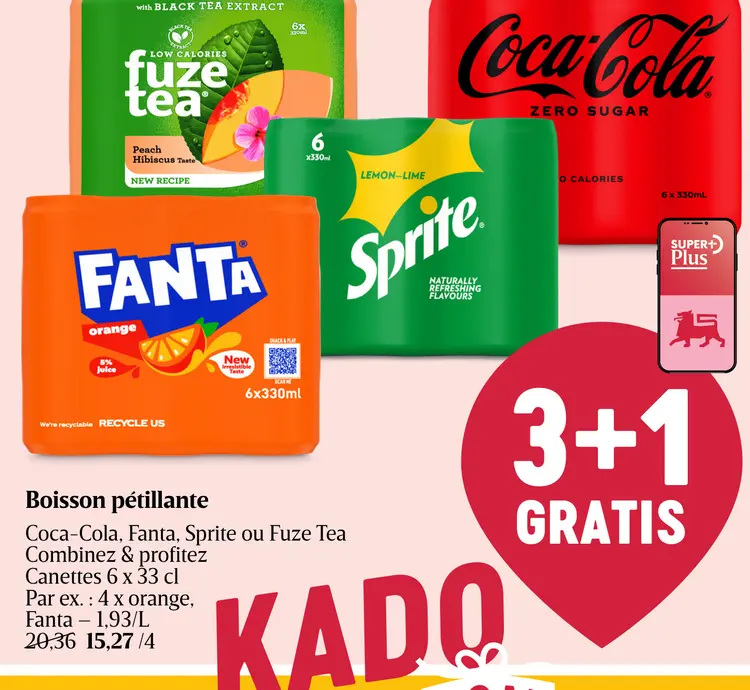 Offre: Boisson pétillante