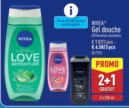 Offre: Gel douche