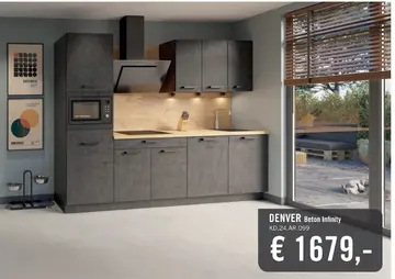 Aanbieding: DENVER Beton Infinity keuken