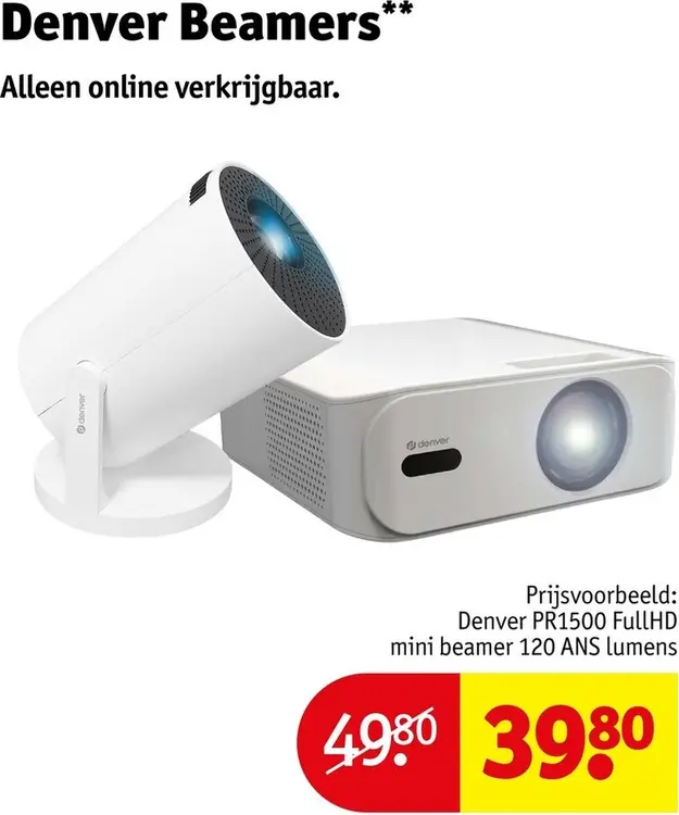 Aanbieding: Beamers