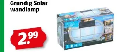 Aanbieding: Solar wandlamp