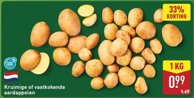 Aanbieding: Kruimige of vastkokende aardappelen