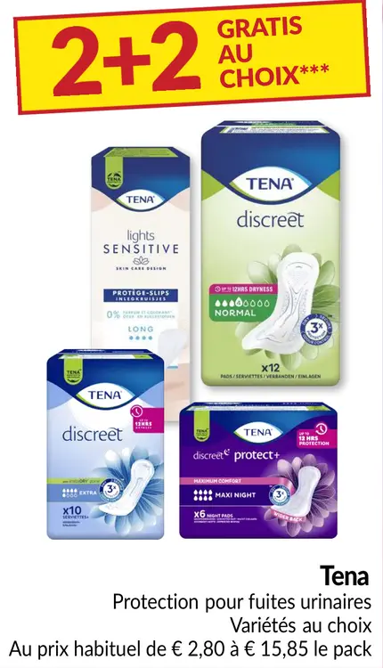Offre: Protection pour fuites urinaires