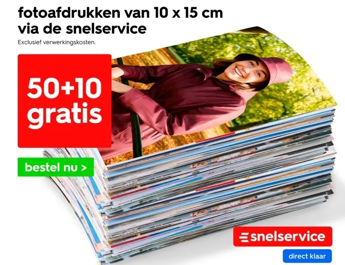 Aanbieding: fotoafdrukken