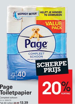 Aanbieding: Page Toiletpapier