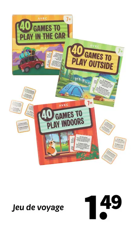 Offre: Jeu de voyage