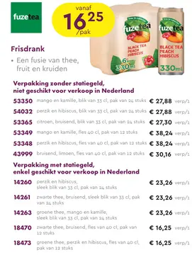 Aanbieding: Fuze Tea