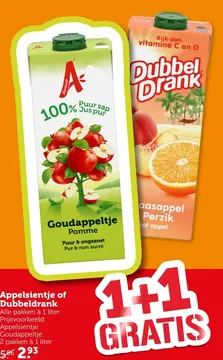 Aanbieding: Appelsientje of Dubbeldrank