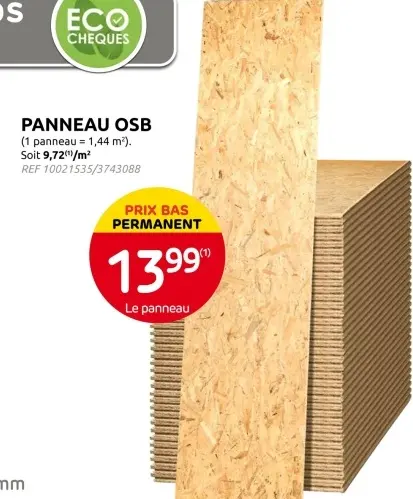 Offre: Panneau osb