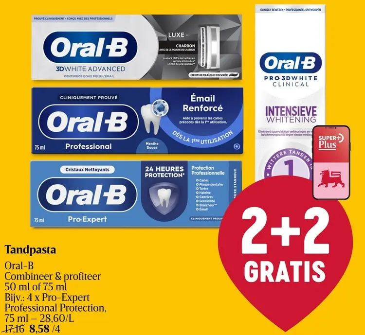 Promotie: Tandpasta Oral-B