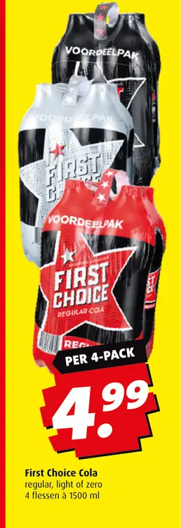 Aanbieding: First Choice Cola