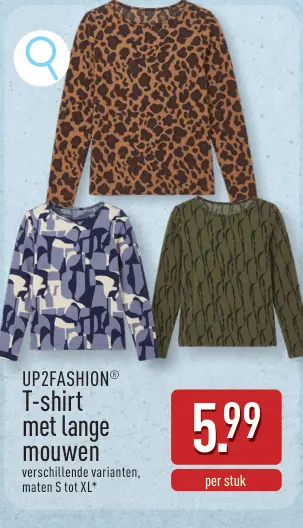 Promotie: T-shirt met lange mouwen