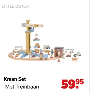 Aanbieding: Kraan set met treinbaan