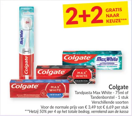 Promotie: Tandpasta Max White of Tandenborstel