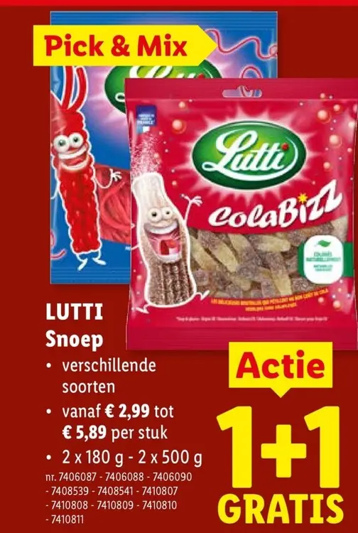 Promotie: Snoep