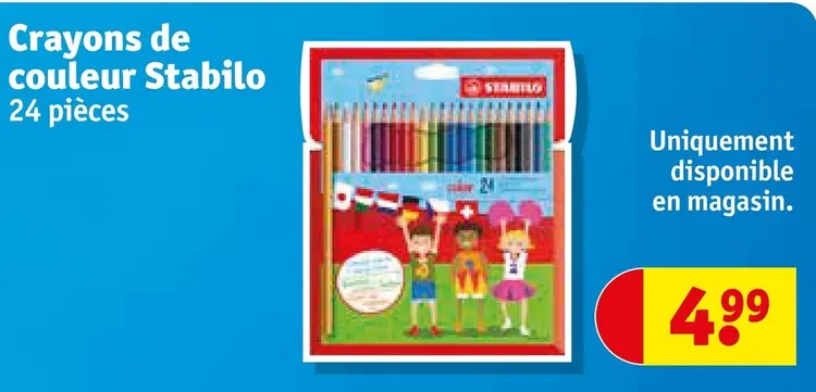 Offre: Crayons de couleur