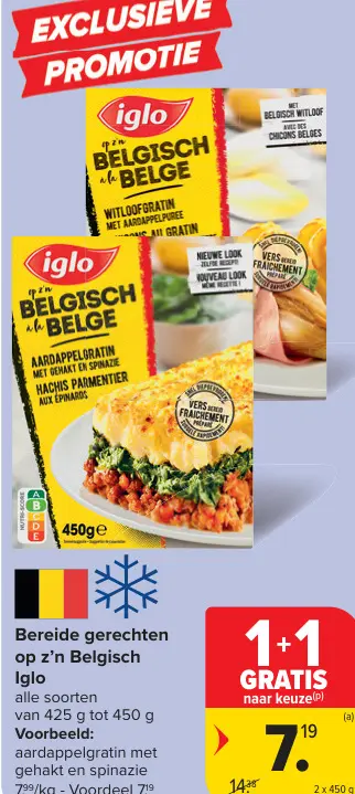 Promotie: Bereide gerechten op z'n Belgisch