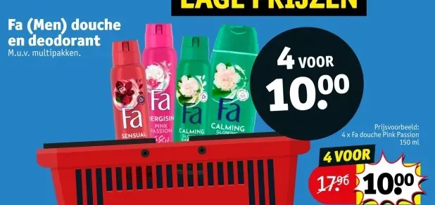 Promotie: Douche en deodorant
