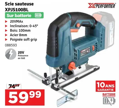 Offre: Scie sauteuse XPJS100BL