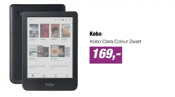 Aanbieding: Kobo Clara Colour Zwart
