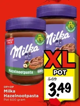 Aanbieding: Hazelnootpasta