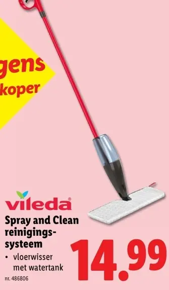 Promotie: Spray and Clean reinigings-systeem