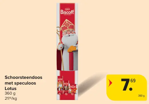 Aanbieding: Schoorsteendoos met speculoos