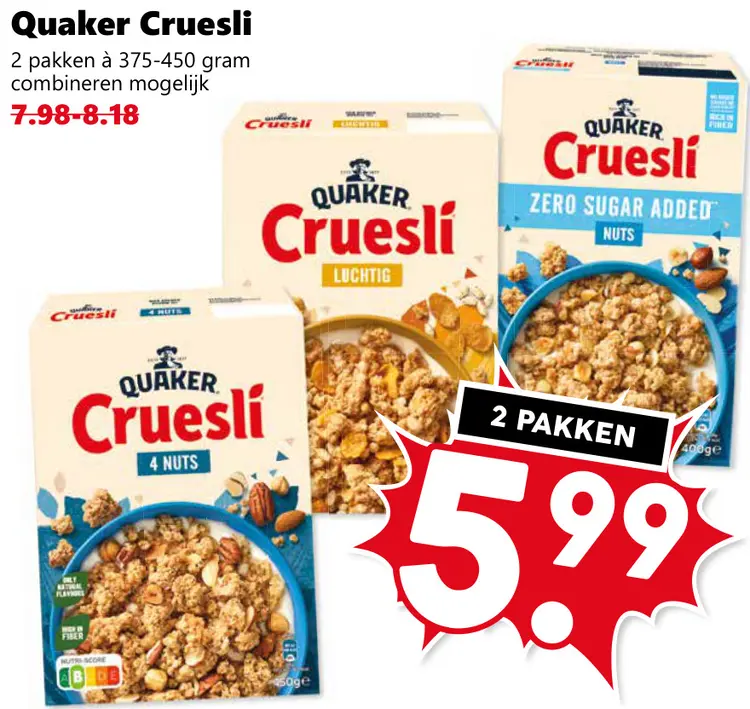 Aanbieding: Cruesli