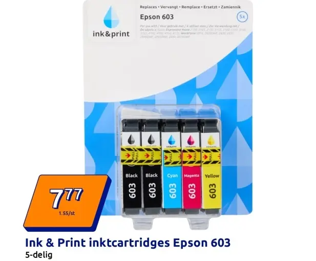 Aanbieding: Ink & Print inktcartridges Epson 603