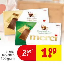 Aanbieding: merci tabletten