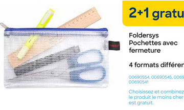 Offre: Foldersys Pochettes avec fermeture