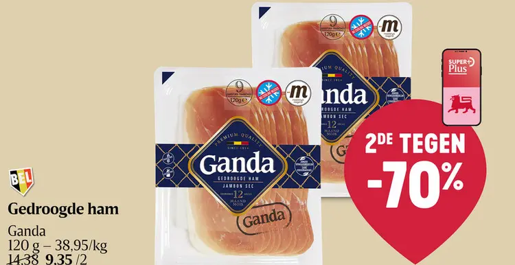 Promotie: Gedroogde ham