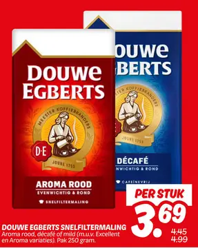 Aanbieding: Douwe egberts snelfiltermaling