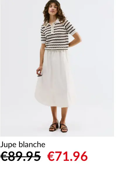 Offre: Jupe blanche
