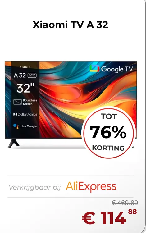 Aanbieding: Tv a 32