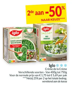 Aanbieding: Iglo crème de la crème