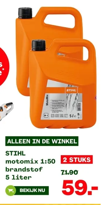Aanbieding: Motomix 1:50 brandstof