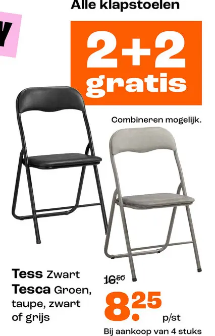 Aanbieding: Klapstoelen