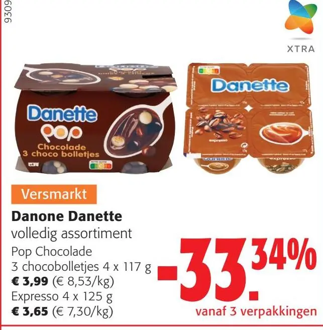 Aanbieding: Danone Danette volledig assortiment