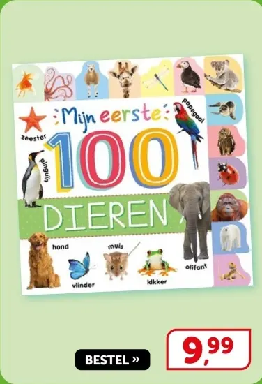 Aanbieding: Mijn eerste 100 Dieren