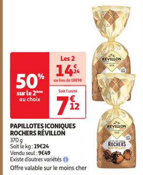 Aanbieding: PAPILLOTES ICONIQUES ROCHERS