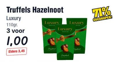 Aanbieding: Truffels Hazelnoot