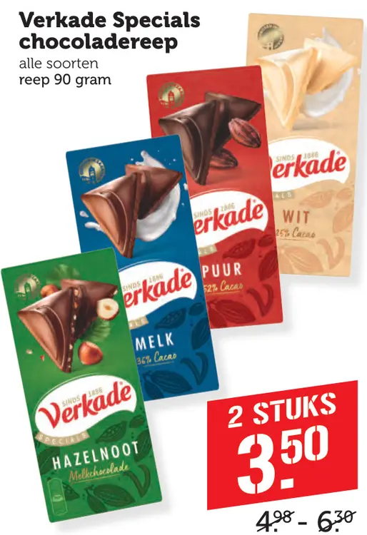 Aanbieding: Specials chocoladereep
