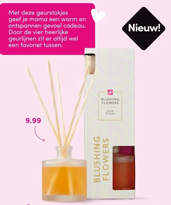 Aanbieding: Geurstokjes Blushing Flowers